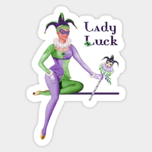 Lady Luck Sticker